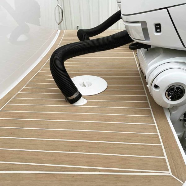 Nuteak Synthetic teak decking swim platform